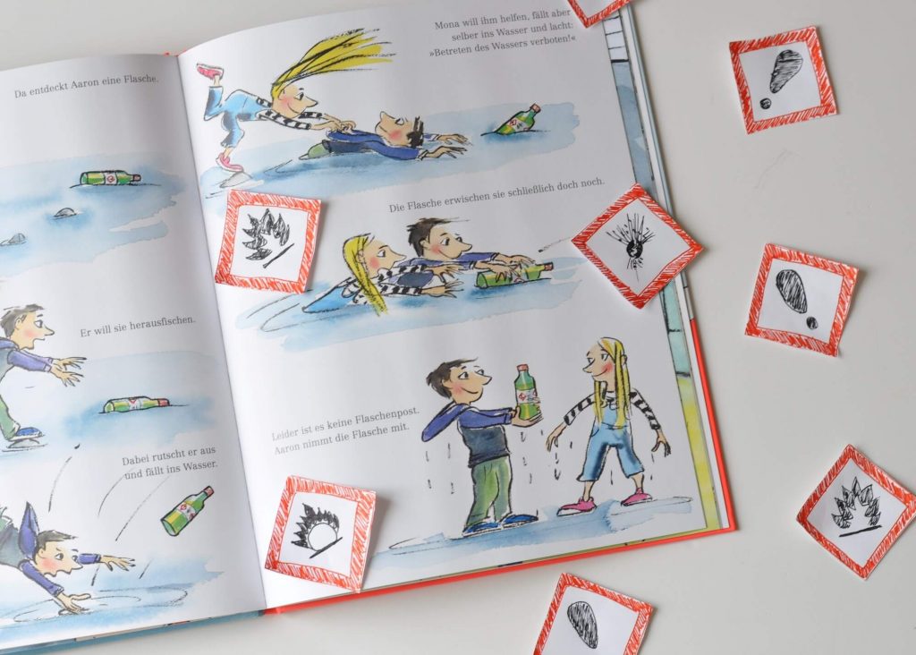 Gefahren richtig erkennen - Buchtipp: Richtig giftig für Kinder ab 5 Jahren #kinderbuch #buch #lesen #vorlesen #gefahren #haushalt #symbole #alltag #lernen