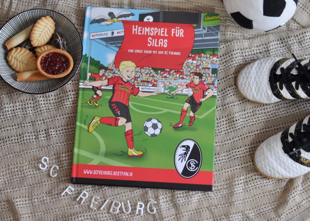 Selbst zum Fußballstar werden - im personalisierten Fußballbuch können Kids einen Tag bei ihrem Lieblingsverein erleben. #fußaball #lesen #vorlesen #kinderbuch #
