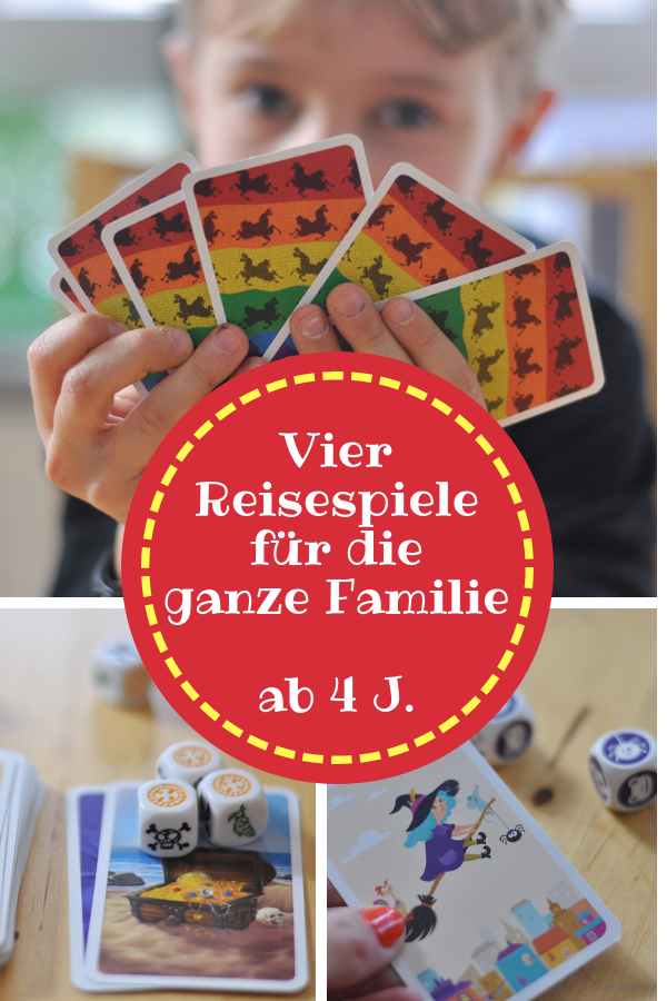 Werbung: Vier tolle Reisespiele für die ganze Familie - Diese vier Karten- und Würfelspiele passen in jeden Koffer und machen den ganzen Urlaub über Spaß. #spiel #karten #würfeln #familie #urlaub #reisespiele