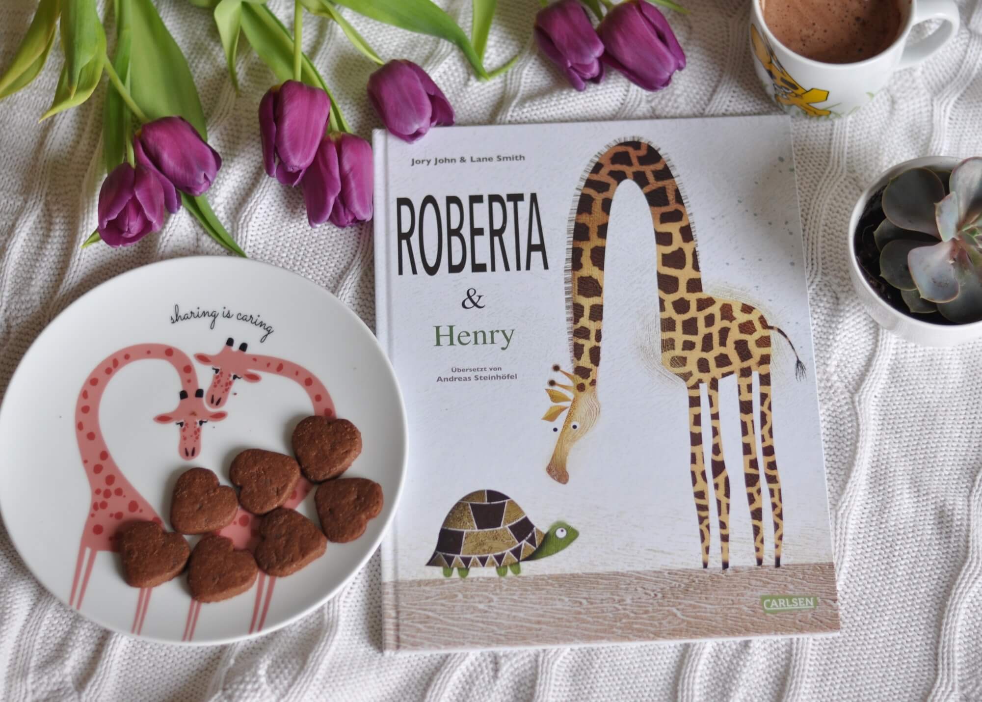 Was ist, wenn man etwas an seinem Körper total doof findet? Die Geschichte von Roberta und Henry zeigt, wie man seine Besonderheiten lieben lernt. #kinderbuch #giraffe #schildkröte #hals #selbstliebe #anderssein #besonders