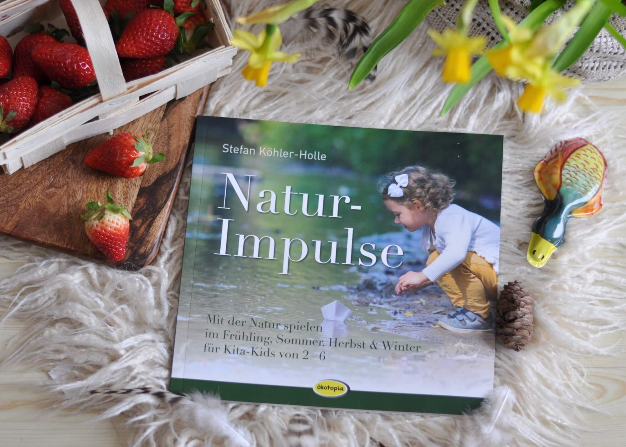 54 Ideen, um die Natur zu endecken, mit Naturmaterialien zu spielen und zu basteln. Dieses Buch inspiriert mit vielen Fotoaufnahmen und wenig Text, ideal für Eltern und Erzieher mit Kindern ab 2 Jahren. #natur #experimente #basteln #montessori #kindergarten #basteln #garten #kinder #spiele