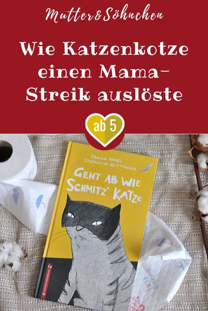 Mama Schmitz streikt! Und alles fing damit an, dass Schmitz‘ Katze auf den Küchenboden gekotzt und Papa Schmitz eine dumme Bemerkung gemacht hat. Und nun hat Moritz, seine Zwillingsgeschwister und sein Papa den Salat: Mama hat ihre Forderungen in einem Brief hinterlassen und es sich im Garten gemütlich gemacht. #vorlesen #familie #alltag #mama #mentaload #haushalt #helfen #regeln #lesen