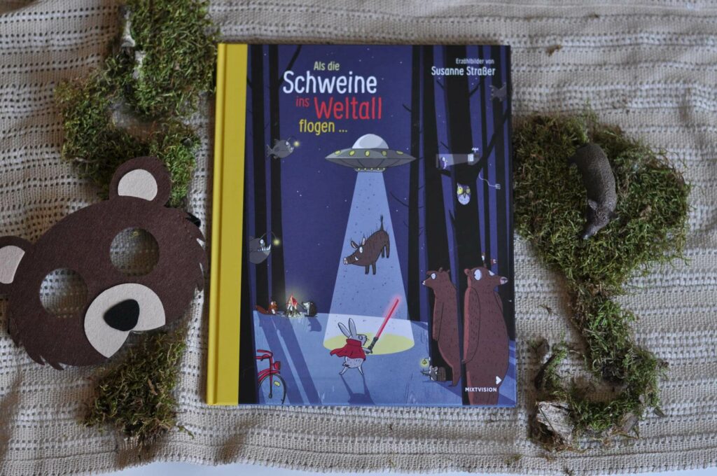 5 sau-gute Kinderbücher, in denen Schweine vorkommen. Wie wäre es mit zwei Frischlingen auf der Suche nach dem Papa? Oder dem Schweinchen Borst, das ein Ei findet? Oder wie wäre es mit einem Wollschwein, das in eine Mietswohnung einzieht? #schwein #kinderbuch #bilderbuch #vorlesen #ferkel #glücksschwein
