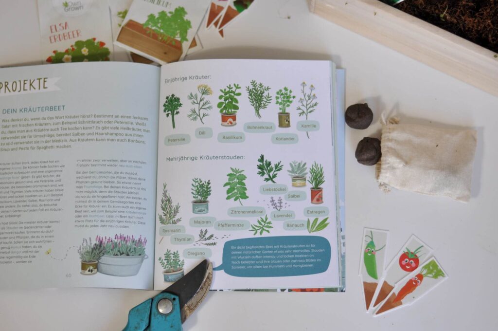 Eliz Simon erklärt in diesem Gartensachbuch, wie Kinder aktiv mit dem Anbau eines naturnahen Gartens die Natur und die Artenvielfalt erhalten und unterstützen können. Mit vielen Upcycling-Tipps, Informationen und Projekten rund um Gemüse, Beeren, Bäume, Tiere und das nachhaltige Gärtnern und Pflanzen mit Kindern #garten #sachbuch #nachhaltig #pflanzen #gemüse #urbangardening