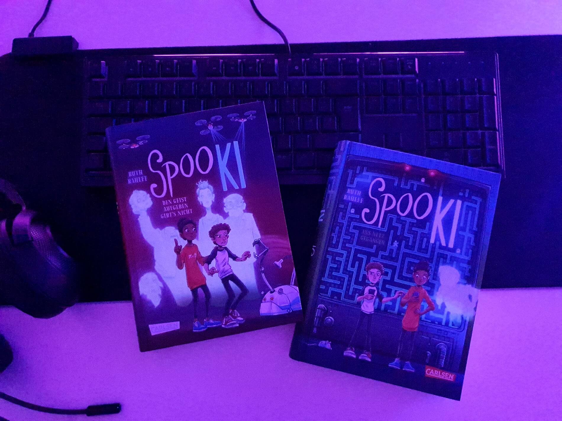 Kinderbuchreihe über Geister & Technik: SpooKI Band 1 und 2