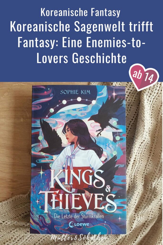 Ich liebe es, wenn sich Mythologie mit Fantasy mischt. Und seit neuestem habe ich eine Leidenschaft für Neuinterpretationen der koreanischen und chinesischen Sagenwelt entdeckt. Auch Sophie Kim entführt mit dem Auftakt ihrer Fantasy-Trilogie "Kings & Thieves 1 - Die letzte der Sturmkrallen" in eine geheimnisvolle Welt rund um Götter, Dokkaebi, Imugi und einer magischen Flöte. In diese Welt wird die toughe Assassine Lina entführt und muss in einem schier aussichtslosen Wettstreit antreten: Entweder tötet sie den "Spielmann" und Anführer der unsterblichen Dokkaebi oder sie verliert selbst ihr Leben - und besiegelt damit auch das Schicksal ihrer kleinen Schwester. Ein Fantasyroman voller Rache, Intrigen, spannender Plottwists und einer Enemies-to-Lovers-Romanze, die für ordentlich Herzklopfen sorgt.