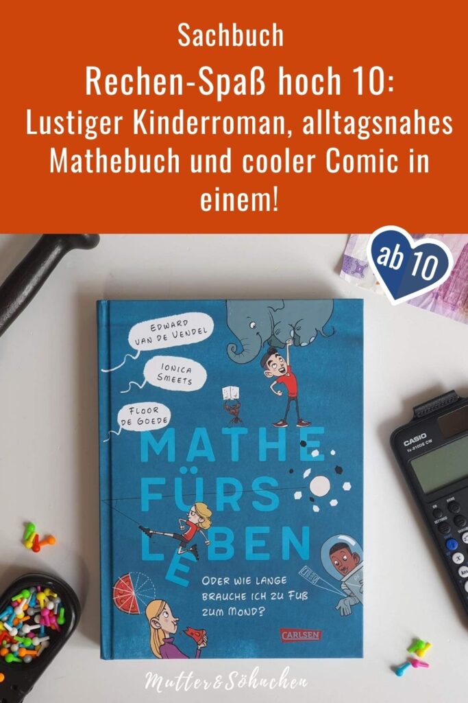 Warum sind in Mathe-Büchern die Aufgaben rund um Brüche, Prozente und Wahrscheinlichkeiten immer nur total öde und unverständlich? Die Kids der 5. Klasse der Theo-Thijssen-Schule haben eine Idee: Jeder denkt sich eine Mathe Frage aus seinem Alltag aus und jede Woche wird eine davon gelöst. Und bei 24 Kindern kommt ganz schön was zusammen. Neben vielen spannenden Rechenaufgaben rund um Fußball, Rabatte, Zeitreisen & Co. erfahren wir auch viel über die Kinder und ihre Ängste, Sorgen und Vorlieben. Eine Geschichte aus dem Schulalltag voller Freundschafts- und Familienproblemen mit spannenden Mathe-Fragen und lustigen Comic-Illus für Kinder ab 10 Jahre.