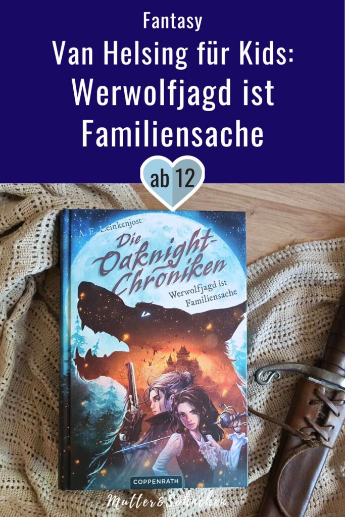 Scott und Scarlett sind Zwillinge - und könnten unterschiedlicher nicht sein. Sie ist eine aufbrausende und wilde Fechtkünstlerin. Er ein charmanter und wissbegieriger Bücherwurm. Als sie das Familiengeheimnis lüften und in die Fußstapfen ihrer Eltern - zwei legendäre Werwolfjäger - treten, merken sie schnell, dass sie ein gutes Team sind und lösen uralte Rätsel vom Mädchen mit dem roten Umhang, dem Blutmond und der Bestia Enigma. "Die Oaknight-Chroniken - Werwolfjagd ist Familiensache" ist ein düsterer Reihenauftakt von A.E. Leinkenjost - knisternd-spannend wie ein Film erzählt. Für alle Van Helsing-Fans ab 12 Jahren.