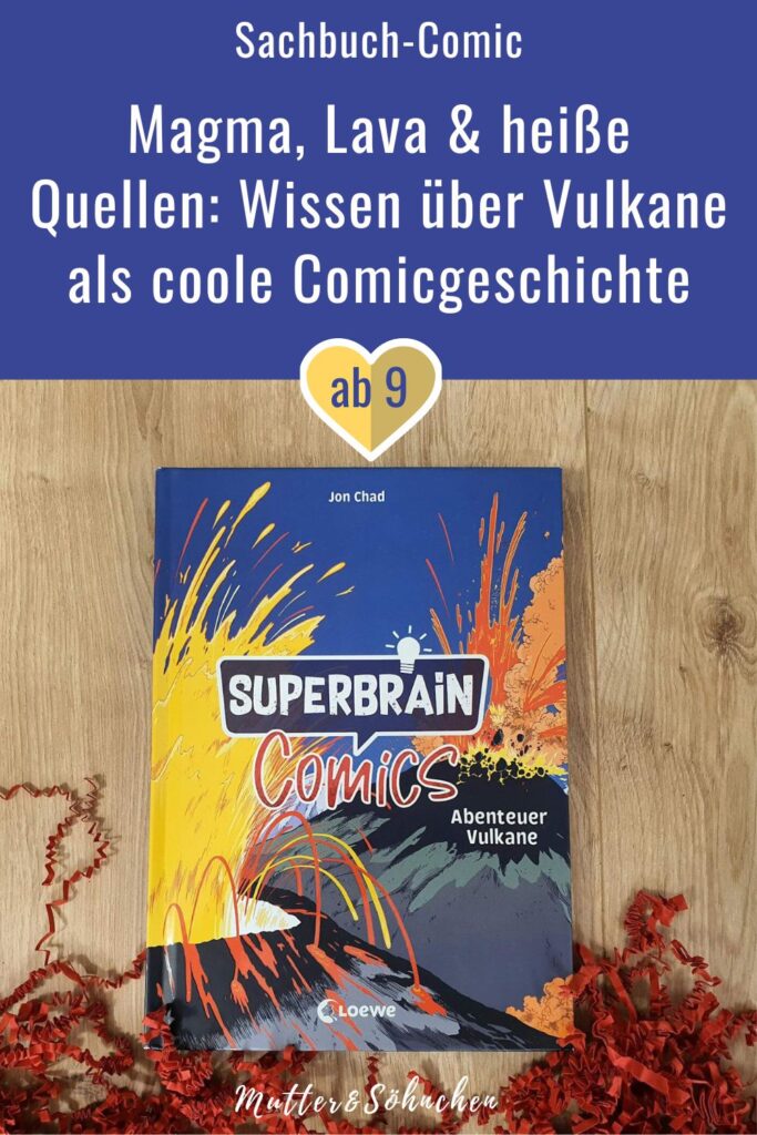 Es herrscht Eiszeit in einer nicht allzu fernen Zukunft. Und alle Wärmequellen sind versiegt. Bis ein junges Forschungsteam auf eine alte Bibliothek stößt und vergessene Aufzeichnungen über Vulkane findet. Ob die mit Lava gefüllten Berger die Lösung aller Probleme sein könnten? Doch wo gibt es aktive Vulkane? Was ist der Unterschied zwischen Kegelvulkanen, Schichtvulkanen und Schildvulkanen? Und wie erkennt man, ob ein Vulkan aktiv, kurz vorm Ausbruch oder ungefährlich ist? Jon Chads erzählendes Sach-Comic "Abenteuer Vulkane" aus der Reihe "Superbrain Comics" nimmt Kinder ab 9 Jahren mit auf eine spannende geologische Reise rund um Vulkane, Lava, Magma und heißte Quellen.