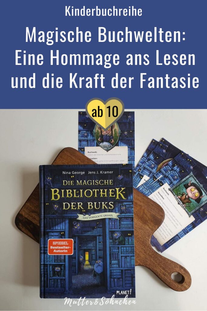 Eine Welt ohne Bücher, kann man sich das überhaupt vorstellen? Für Nola, Finn, Thommy und Mira ist sie Realität. Sie schauen nur lehrreiche Dokumentations-Filme oder lesen Wissenstexte auf ihren Tablets. Fantasievolle Unterhaltung oder gar Träume: Fehlazeige! Denn die Erwachsenen sehen das als unerzogene Handlungen an. Als die vier eines Tages zufällig hinter einer zugewucherten Mauer auf ein verlassenes Grundstück mit einer Villa voller Bücher und ihre magischen Buchhüter, die Buks, stoßen und lernen, wie sehr Fantasie einen über sich hinaus wachsen lässt. Nina Georges und Jens J. Kramers Dilogie Auftakt "Die magische Bibliothek der Buks - Das verrückte Orakel" ist eine Hommage an das Lesen und die Magie der Buchwelten.