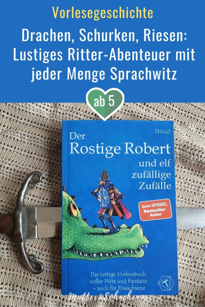 Ein Schurke, eine entführte Prinzessin und ein Ritterturnier, das es in sich hat: wie gut, dass es den Rostigen Ritter Robert gibt! Der ist nämlich gleich zur Stelle, als König Obolus um Hilfe bittet. Auch wenn er sich fast etwas Pipi in die Hosen macht aus Angst vor all den lauerden Gefahren, wie dem Drachen, an dem er und sein Knappe Knut vorbei müssen. Die lustigste Prinzessinnen-Rettung aller Zeiten könnt ihr nachlesen in "Der Rostige Robert und elf zufällige Zufälle" von THilO, eine Vorlesegeschichte in kleinen Lesehäppchen für Kinder ab 5 Jahren.