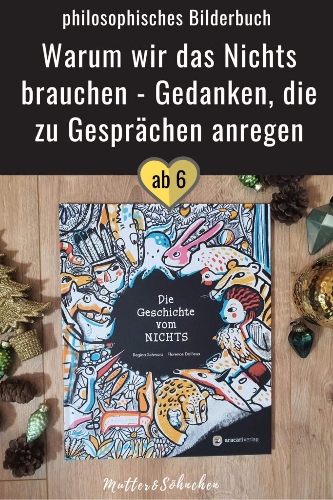 "Da kann man nichts machen". Das kleine Nichts ist ziemlich traurig über sein Schicksal. Doch was wäre eigentlich, wenn es das Nichts einfach gar nicht gäbe? In "Die Geschichte vom Nichts" lädt uns Regina Schwarz mit vielen Wortspielereien und bekannten Floskeln und Redensarten zu philosophischen Gedanken ein. Und die sind mit dicken Outlines und bunt-fantasievollen Illustrationen und ganz viel Schwarz wundervoll in Szene gesetzt worden. Ein Bilderbuch, das zeigt, dass wir das Nichts für vieles brauchen. 