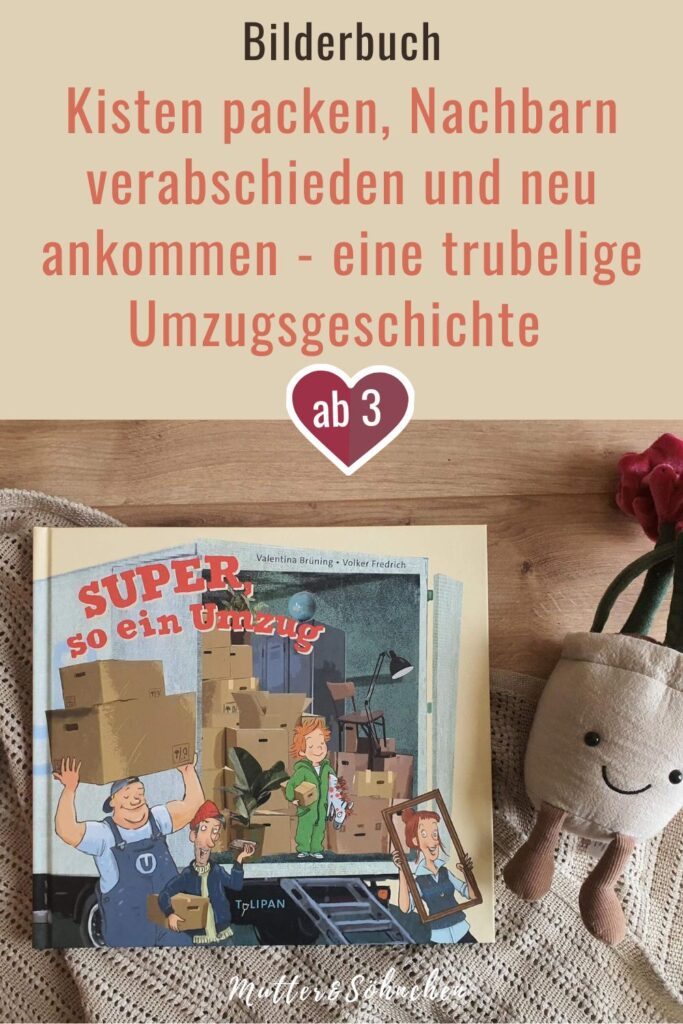 Was passiert bei einem Umzug? Welche Gegenstände werden in Kisten gepackt und was lässt man zurück? Während Mama und Papa die alte Wohnung in eine Kistenburg verwandeln, ist Toni vor allem eines wichtig: sein Kuschelpony. Valentina Brüning nimmt uns in "Super, so ein Umzug" mit in den trubeligen Wohnungswechsel einer kleinen Familie mit all seinen Höhen und Tiefen. Mit vielen Illustrationen von Volker Fredrich zeigt sie, dass man dabei zwar Lieblingsnachbarn zurück lassen muss, aber schnell andere Glücksgefühle aufkommen und es im neuen Zuhause allerhand zu entdecken gibt. Eine Umzugsgeschichte für Kinder ab 3 Jahren. 