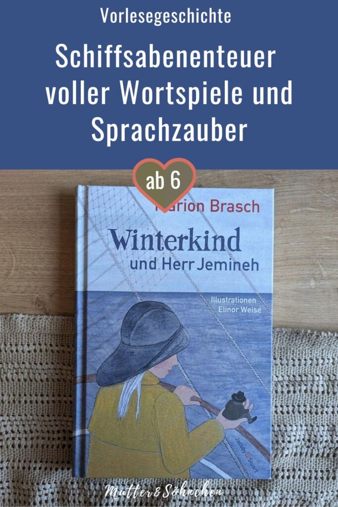 Als das Mädchen Winterkind zusammen mit ihrem kleinen Freund Herr Jemineh einen Zauberwürfel findet, mit dem man andere Sprachen verstehen kann, beginnt für sie das Abenteuer ihres Lebens. Auf einem Segelschiff reisen die ungleichen Freunde nicht nur bis ans Ende der Welt, sondern schließen auch Freundschaften mit der ganzen Schiffscrew, hilfsbereiten Ratten, Haien, Klammeraffen und Flughunden. Marion Braschs Kinderroman "Winterkind und Herr Jemineh" steckt voller verrückter Einfälle, Wortspeilerein und lustiger Dialoge, der Kinder dazu inspiriert, die Magie der Wörter zu entdecken und eigene Geschichten zu erfinden. Mit vielen abenteuerlichen Illustrationen von Elionor Weise.