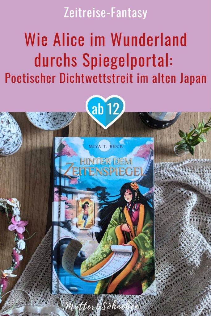 Die etwas nerdige Yuki liebt Gedichte, Wortspielereien und Lyrik. Als sie in einem Anitkladen den Messingspiegel der japanischen Schriftstellerin Sei Shoagon entdeckt und sich ein magisches Portal ins alte Japan auftut, entflieht sie ihrem Alltag voller familiärer und freundschaftlicher Probleme. Doch der Dichtwettstreit, den sie dort bestehen muss, hat es in sich. Und obendrauf lastet ein böser Zauber auf Sei Shonagon, den Dichterinnen und ihren neu gewonnenen Freunden. Miya T. Beck entführt uns in in dem asiatischen Fantasy-Zeitreiseabenteuer "Hinter dem Zeitenspiegel" ins alte Japan voller Mythologie, Poesie, Freundschaft und Magie.