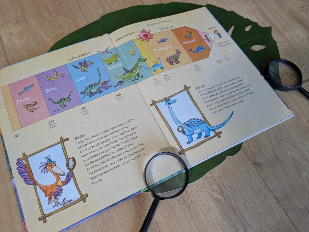 Oh nein - Dino-Dame Mampfi wurde Opfer eines Verbrechens: Ihr wurde tatsächlich in den Po gebissen! Doch wer hat seine Zähne in ihr Hinterteil geschlagen? Dino-Detektiv Byro macht sich zusammen mit Rocasaurus Rocky an die Ermittlungen - nicht ohne in eine pupsige Situation zu kommen. Johanna Lindemann nimmt uns in "Die Dino-Detektive: Das Rätsel um den Popo-Bis" auf eine spannende Spurensuche in der Urzeit mit. Eine lustige Dino-Geschichte für Kinder ab 4 Jahren.