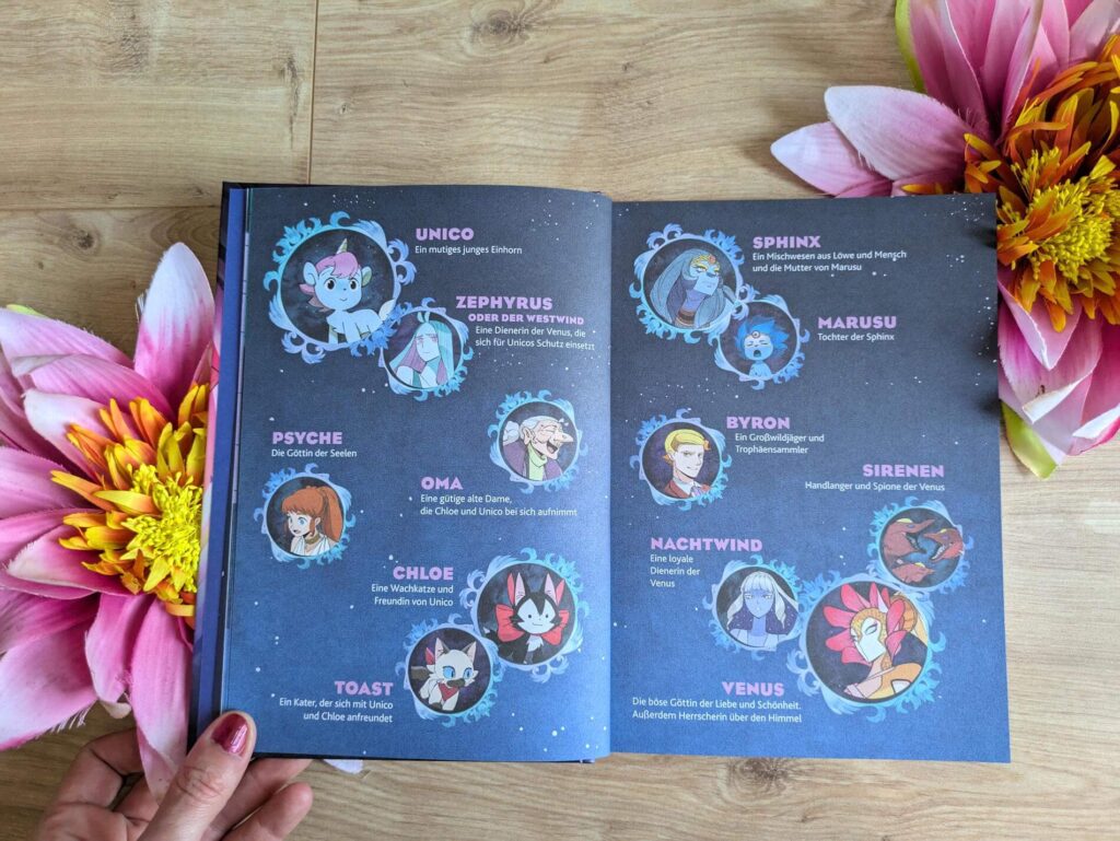 Ein supersüßes Einhorn mit magischen Fähigkeiten, eine schlaue und hilfsbereite Katze und eine neidvolle Göttin mit einem fiesen Plan: das sind die Zutaten des Anime-Comic-Serienauftaktes "Unico erwacht" von Samuel Sattin mit Bildern vom Illustrator:innen-Team Gurihiru. Die Geschichte beruht dabei auf dem außergewöhnlichen Manga von Osamu Tezuka aus dem Jahr 1976 und wurde jetzt neu erzählt - wie ein moderner Comic. Fantasy trifft dabei auf Mythologie - und das in einem Urbanen Setting. Eine fantastische Mischung für Kinder ab 8 Jahren.