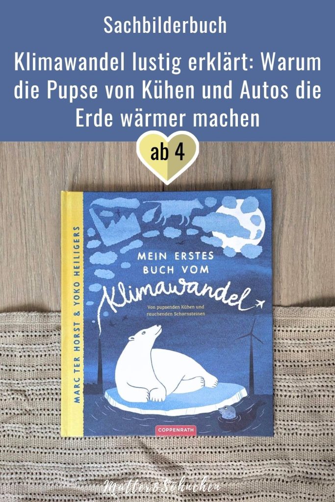 Was haben Kühe, Autos und Fabriken mit dem Klimawandel zu tun? Sie alle "pupsen". Und das, was da rauskommt, trägt dazu bei, dass die Erde immer wärmer wird. In "Mein erstes Buch vom Klimwandel - Von pusenden Kühen und rauchenden Schornsteinen" von Marc Ter Horst und Yoko Heiligers wird Kindern alltagsnah erklärt, was wir alle mit der Erderwärmung zu tun haben. Eine Sachbuchgeschichte mit eindrucksvollen Illustrationen, die das komplexe Thema Umweltschutz Kindern ab 4 Jahren näher bringen.