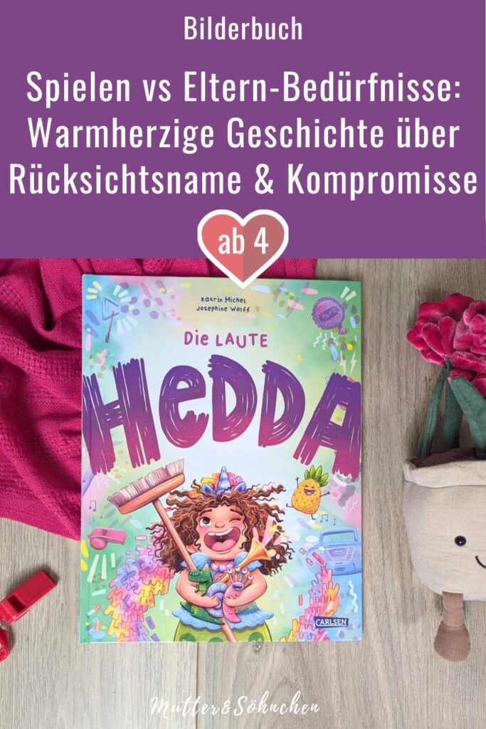 Hedda ist voller wilder Ideen und Fantasie - und vor allem eins: laut. Jedenfalls wenn es nach Heddas Papa geht. Der will nämlich in Ruhe arbeiten und schickt Hedda immerwieder mit der Bitte weg, doch endlich leiser zu sein. Nur an dem lauten Moped, den bellenden Hunden oder der rumpelden Waschmaschine stört er sich nicht. Und das macht Hedda so richtig richtig wütend. "Die laute Hedda" von Katrin Michel mit knallbunten Bildern von Josephine Wolff ist ein Bilderbuch, dass zeigt, wie wichtig es ist, aufeinander Rücksicht zu nehmen und auf Bedürfnisse zu achten.