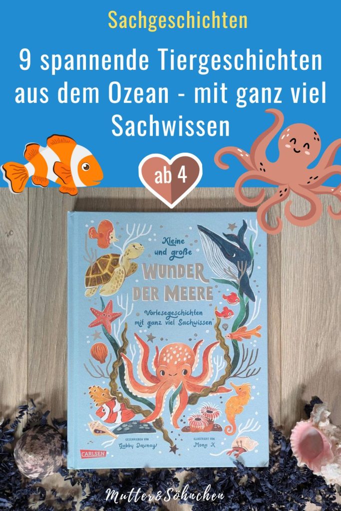 Warum stimmt der Buckelwal sein Lied an? Wieso leben Clownfische in einer Anemone? Und weshalb weint die Schildkröte salzige Tränen? In "Kleine und große Wunder der Meere" von Gabby Dawnay erfahren Kinder ab 4 Jahren jede Menge spannendes Tierwissen. In neun zauberhaften 5-Minuten-Geschichten werden dabei die Lebensräume von Qualle, Hai, Pinguin und Co. mit einem Tierabenteuer vorgestellt. Mit ganz vielen Illustrationen aus der Unterwasserwelt von Monika K.