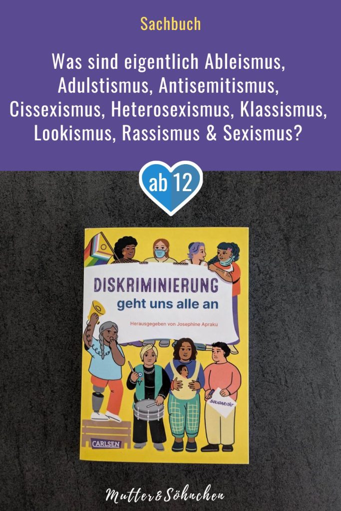 Was ist eigentlich Sexismus? Und wie unterscheidet sich die Diskriminierungsform von Cissexismus? Und überhaupt: Welche Diskriminierungsformen gibt es eigentlich und was haben sie mit unserer Geschichte und Gesellschaft zu tun? "Diskriminierung geht uns alle an" ist ein Sachbuch, das die verschiedenen Gesichter von Diskriminierung ins Visier nimmt. Josephine Apraku hat zusammen mit 18 Autor:innen und Illustrator:innen Erklärungen, persönliche Erfahrungen und Gedanken und viele Hintergründe und Beispiele gesammelt, um die verschiedenen Begriffe zu erklären und zu zeigen, wie sie unser Zusammenleben beeinflussen. Ein perfektes Nachschlagewerk für alle ab 12 Jahren, die sprachsensibel unterwegs sein möchten und für Vielfalt und Gleichberechtigung einstehen möchten.