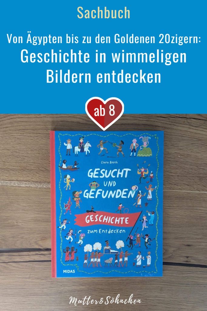 Das alte Ägypten ist heiß und staubig, aber es gibt viel zu tun - und zu sehen! Genauso geht es ganz schön wimmelig im Forum des alten Roms zu. Und in einer Szene der Französischen Revolution ist ebenfalls viel los. "Gesucht und gefunden - Geschichte zum Entdecken" von Clara Booth lädt in 9 verschiedenen Zeitaltern dazu ein, auf Wimmelbildern Personen, Gegenstände und Tiere zu finden. Auf Folgeseiten gibt es dazu knackiges Sachwissen zu außergewöhnlichen Monumenten, Persönlichkeiten und Besonderheiten der jeweiligen Epoche. So kann man richtig in die Geschichte der Menschheit abtauchen. Für Kinder ab 8 Jahren.