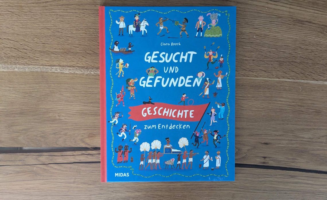 Das alte Ägypten ist heiß und staubig, aber es gibt viel zu tun - und zu sehen! Genauso geht es ganz schön wimmelig im Forum des alten Roms zu. Und in einer Szene der Französischen Revolution ist ebenfalls viel los. "Gesucht und gefunden - Geschichte zum Entdecken" von Clara Booth lädt in 9 verschiedenen Zeitaltern dazu ein, auf Wimmelbildern Personen, Gegenstände und Tiere zu finden. Auf Folgeseiten gibt es dazu knackiges Sachwissen zu außergewöhnlichen Monumenten, Persönlichkeiten und Besonderheiten der jeweiligen Epoche. So kann man richtig in die Geschichte der Menschheit abtauchen. Für Kinder ab 8 Jahren.