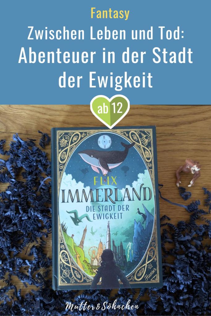 Die Sommerferien bei Oma ganz ohne WLAN verbringen zu müssen, erscheint für Mika das Ödeste überhaupt zu sein. Doch dann muss er in einer Gewitternacht Oma ins Krankenhaus bringen und kommt mit dem Auto von der Straße ab. Zum Glück bringt ihn eine Ballonfahrerin mit einem fliegenden Wal in eine seltsam-fremde Stadt. Hier wird Oma medizinisch versorgt - und Mika erlebt zwischen fleißigen Affen, einer Roboter-Olympiade und den Treffen mit seinen neuen Tüftler-Freunden das Abenteuer seines Lebens. Doch dann taucht eine junge Frau auf, die behauptet, seine Oma zu sein, und ihn drängt, die Stadt zu verlassen, bevor ist zu spät ist. Flix erzählt in "Immerland- Die Stadt der Ewigkeit" humorvoll und bildgewaltig von einem Außenseiter, der über sich hinauswachsen und sich zwischen Leben und Tod entscheiden muss.