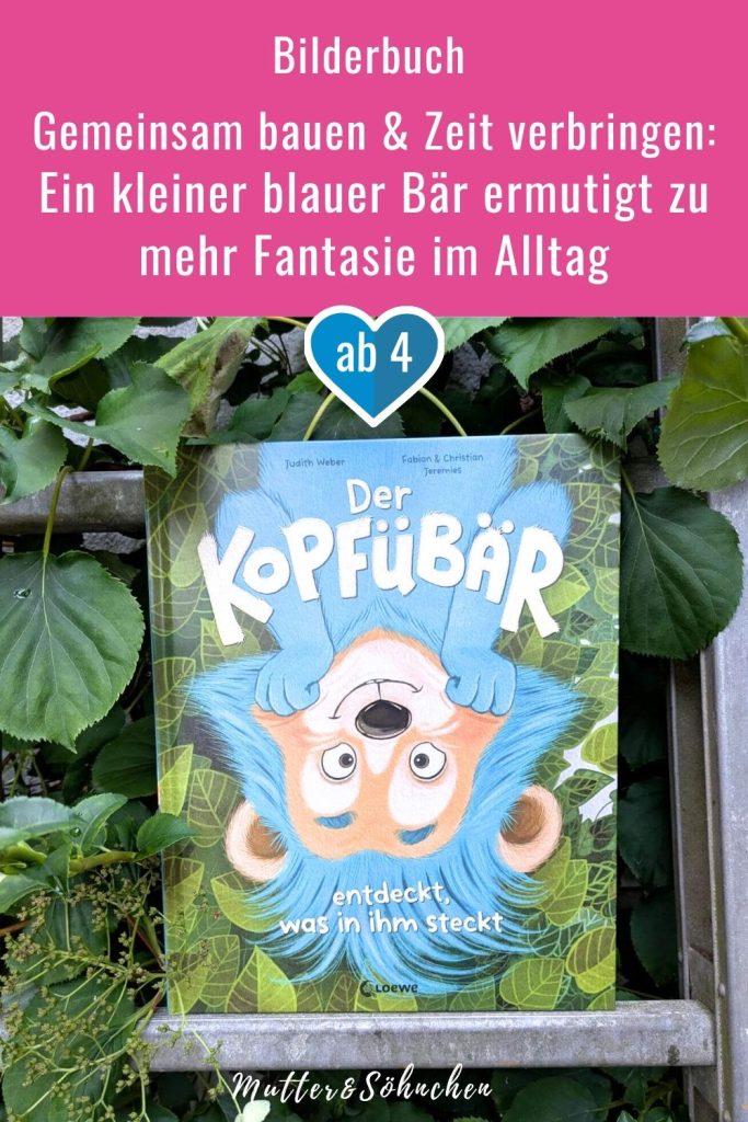 Manchmal kommen die besten Ideen dann, wenn man die Perspektive wechselt. So geht es auch dem Bären-Jungen Kobi, dessen Spaßbad-Besuch verschoben werden muss. Aber wenn das olle Plantschbecken zu öde ist, muss man sich eben ein eigenes Vergnügungsparadies bauen! Und da helfen alle mit, sogar die strenge Frau Immerso. In "Der Kopfüber entdeckt, was in ihm steckt" von Judith Weber und Fabian & Christian Jeremies sprudelt ein kleiner blauer Bär über vor verrückten Ideen und ermutigt zu mehr Fantasie im Alltag.