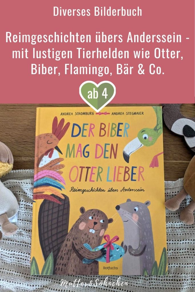 Billy Biber möchte sich keine Biberfrau suchen, denn er hat Otter Otto lieb. Braunbär Klaus hat so gar keine Lust auf Winterschlaf und schliddert lieber auf dem zugefrorenen See. Flamino Ringo isst ganz viel Spinat, damit er grün wird und sich richtig schön findet. Und Hahn Stanislaus und Henne Lu tauschen einfach die Rollen - und es funktioniert! In "Der Biber mag den Otter lieber" von Andrea Schomburg finden wir 14 tierisch-schöne Reimgeschichten, die Mut machen, gegen den Strom zu schwimmen und einfach so zu sein, wie man ist. Mit wunderschönen Illustationen von Aandrea Stegmaier.