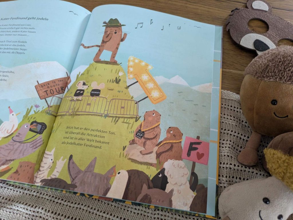 Billy Biber möchte sich keine Biberfrau suchen, denn er hat Otter Otto lieb. Braunbär Klaus hat so gar keine Lust auf Winterschlaf und schliddert lieber auf dem zugefrorenen See. Flamino Ringo isst ganz viel Spinat, damit er grün wird und sich richtig schön findet. Und Hahn Stanislaus und Henne Lu tauschen einfach die Rollen - und es funktioniert! In "Der Biber mag den Otter lieber" von Andrea Schomburg finden wir 14 tierisch-schöne Reimgeschichten, die Mut machen, gegen den Strom zu schwimmen und einfach so zu sein, wie man ist. Mit wunderschönen Illustationen von Aandrea Stegmaier.