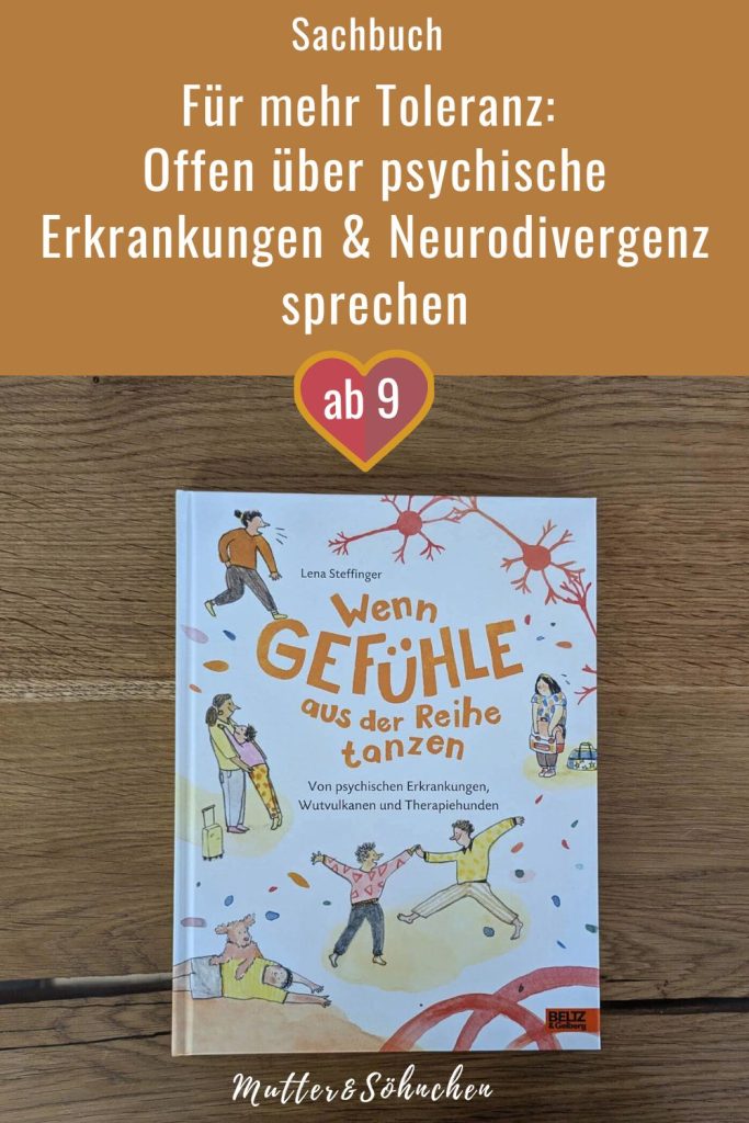 Sich schlecht zu fühlen ist genauso gut, wie sich gut zu fühlen. Denn das alles gehört zum Leben dazu. Aber was, wenn alles zu viel wird, starke Gefühle anhalten und nicht mehr verschwinden? Wie geht man mit Betroffenen um? Wann sollte man sich Hilfe holen? Und was passiert bei Psychotherapie, Verhaltenstherapie oder in der Psychartrie eigentlich? Lena Steiffinger zeigt in "Wenn Gefühle aus der Reihe tanzen" beispielhaft, wie Menschen mit ADHS, Angststörungen, Depression, Zwangsstörungen oder Autismus-Spektrum-Störungen umgehen. Ein Sachbuch für Kinder ab 9 Jahren, das dazu anregt, offen über psychische Störungen sprechen – für Toleranz und Resilienz.