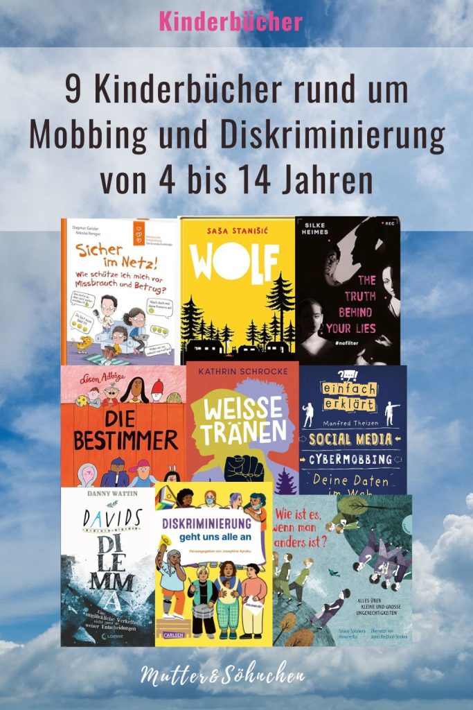 Wie ist es, wenn man anders ist? Wie schützt man sich vor Mobbing im Internet und auf dem Schulhof? Und welche Formen von Diskriminierung gibt es eigentlich? Egal ob Sachbuch, Bilderbuchgeschichte oder Jugendroman - ich habe euch Kinderbücher zum Thema Mobbing und Diskriminierung herausgesucht, die Kinder und Teens von 4 bis 14 Jahren stark, tolerant und empathisch machen.