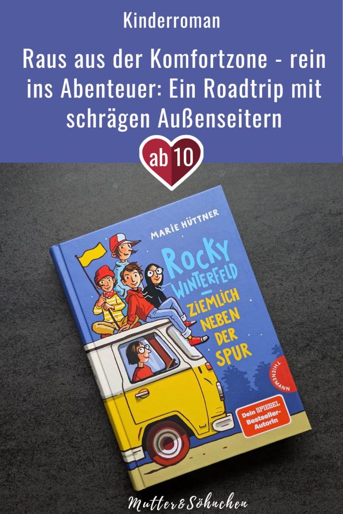 Rocky ist kein Freund von neuen Dingen. Am liebsten würde er mit seinem Bestie Marek jeden Tag Döner  essen und über Raumfahrt quatschen. Bis der nach Polen zieht, 1.121 Kilometer entfernt. Als Rocky einen mysteriösen Brief erhält und zu einem Wissenschaftswettbewerb nach Danzig eingeladen wird, sieht er das als Chance, Marek wiederzutreffen. Er begibt sich auf einen abenteuerlichen Roadtrip mit einer schrulligen Lehrerin und drei schrägen Mitschüler:innen, bei der er ordentlich aus seiner Komfortzone kommen muss - und über sich hinauswächst. "Rocky Winterfeld - Ziemlich neben der Spur" von Marie Hüttner ist ein Kinderroman über Freundschaft, der zeigt, dass es sich lohnt, Neues auszuprobieren.