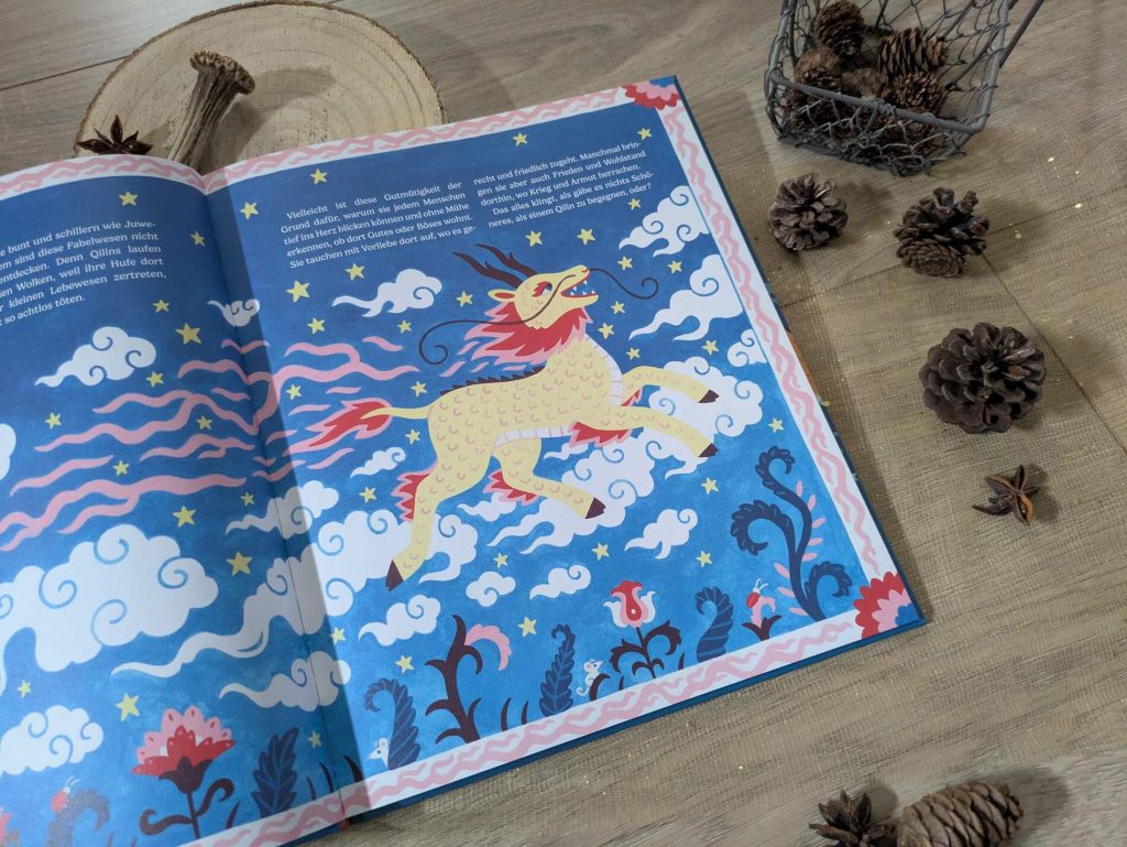 Sind Drachen feuerspuckende Ungeheuer oder Bringer von Glück und Wohlstand? Welche Zauberkräfte haben die Federn von Greifen? Und warum sind die Hörner von Einhörnern so wertvoll? In dem wunderschönen Sachbilderbuch "Fabelwesen - Fantastische Tiergestalten" nimmt uns Cornelia Funke in die Welt mystischer Tiere wie dem Qilin, der Chimäre und dem Bsailisk mit. Die kurzen, lustig geschrieben Texte sind dabei mit märchenhaften und quietschbunten Illustrationen von Ruby Warnecke großflächig bebildert. Ein traumhaftes Bilderbuch, das Kindergartenkindern als auch Erstklässlern Einblicke in die Welt der Fabelwesen schenkt, die in so vielen Geschichten der Welt vorkommen.