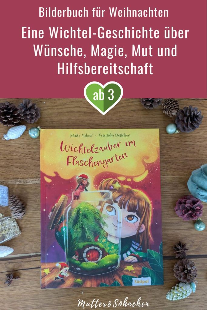 Tilda hat einen Herzenswunsch: sie möchte unbedingt einen Hund haben. Doch wie werden Wünsche bloß wahr? Als sie dann ein mysteriöses Paket erreicht, in dem sich ein magischer Flaschengarten mit einem Wichtelwald befindet, findet sie etwas über Wünscherfüllung heraus. Denn mit etwas Hilfe und Unterstützung können sich auch die kühnsten Träume erfüllen. "Wichtelzauber im Flaschengarten" von Maike Siebold mit wichteligen Illustrationen von Franziska Detlefsen ist eine zauberhafte Wichtelgeschichte über Magie und den Mut, sich einander zu helfen, für Kinder ab 3 Jahren.