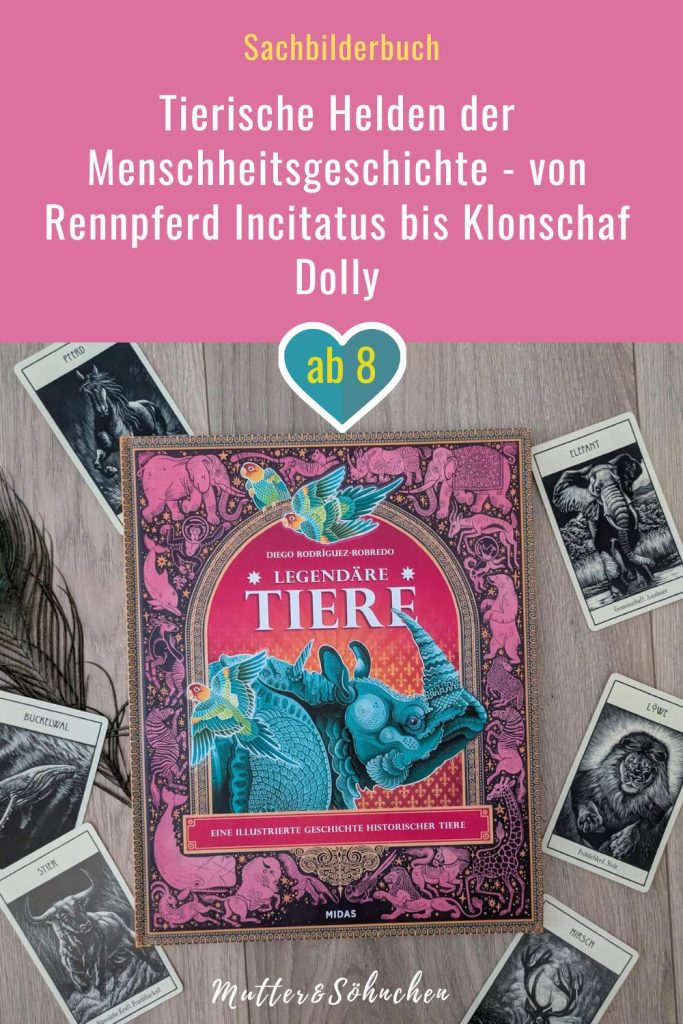 Habt ihr schonmal von der Lieblingskatze des ägyptischen Prinzen Thutmosis gehört? Oder von Hannibals Lieblingselefanten Surus? Aber sicherlich schon von Ham, den ersten Affen im All? In "Legendäre Tiere" stellt Diego Rodríguez Robredo tiereische Helden vor, die an historischen Eregnissen der Menschheitsgeschichte beteiligt waren vor. Ob Haustiere, seltene Exemplare oder Pioniere der Wissenschaft: Mit vielen kuriosen Fakten, kleinen Anekdoten und vor allem wunderschönen detaillierten Illustrationen reisen kleine und große Leser:innen durch die Geschichte. Für Kinder ab 8 Jahren.