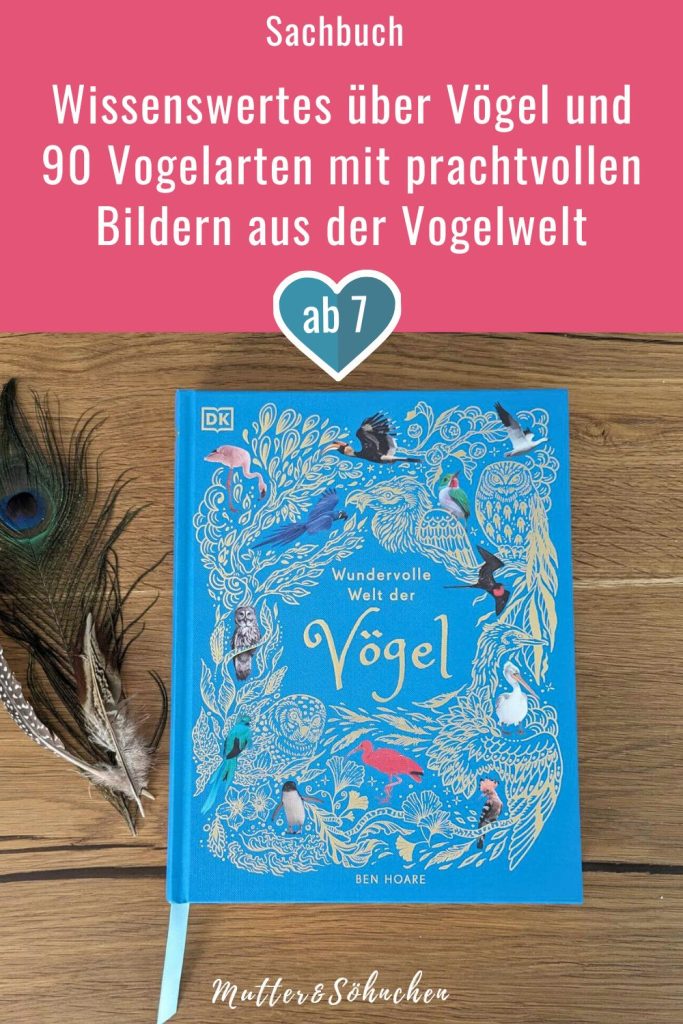 Wusstest du, dass bei den Emus die Väter die Jungen großziehen? Oder dass Kolibris die einzigen Vögel sind, die rückwärts fliegen können? In "Wunderwelt der Vögel" von Ben Horare begibt man sich auf farbenfrohe Expedition in die Vogelwelt. Mit Wissen über Federn, Eier, Nestbau und Abstammungen sowie Fakten zu 90 Vogelarten bekommt man dabei einen faszinierenden Einblick in die farbenprächtige Vielfalt der gefiederten Tiere. Vom stattlichen Hahn, über die geheimnisvolle Eule bis zum eleganten Eistaucher - ein wunderschön illustriertes Bilderbuch für junge Naturfans.