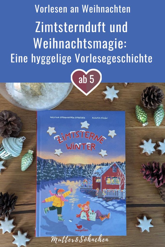 Am letzten Wochenende vor Weihnachten besuchen die Zwillinge Irma und August ihren Opa. Und es wird zwischen Zimsterne backen und Adventsbasar richtig hyggelig. August nimmt sich sogar vor, ein richtiger Wichtelhelfer zu werden. Als ihnen dann ein kleiner Tomte zuläuft und es doll anfängt zu schneiden, müssen sie nur noch den grummeligen neuen Nachbarn mit ihrer Weihnachtsmagie anstecken. "Zimtersternewinter" aus der Schwedenglück-Reihe vob Kristina Scharmacher-Schreiber mit Illustrationen von Blanca Millán ist eine winterlich-weihnachtliche Vorlesegeschichte für die Adventszeit für Kinder ab fünf Jahren.