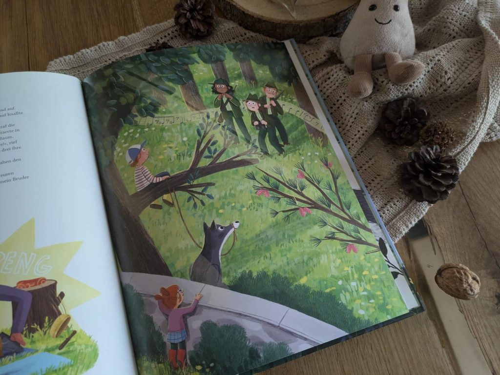 Kein Kind kommt an dem großartigen Musikmärchen von Sergej Prokofjew "Peter und der Wolf" vorbei. Denn mit der Geschichte von Peter, der in seinem Garten einen Wolf austrickst, lernen viele Grundschulkinder schon seit fast 90 Jahren die verschiedenen Instrumente eines Orchesters kennen. Willi Weitzel, bekannt aus der Fernsehserie "Willi wills wissen", erzählt die Geschichte als "Peter, Paula und der Wolf" nun neu und ganz modern. Dabei fängt Anne-Kathrin Behl mit liebevollen und ausdrucksstarken Illustrationen den Witz der Geschichte ein. Ein musikalisches Märchen für Kinder ab 4 Jahren, mit Hörbuch als QR-Code.