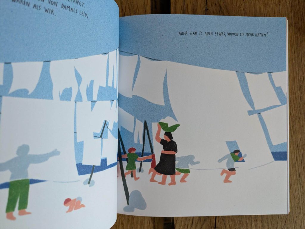 Was, wenn sich die eigenen Eltern nie getroffen hätten? Oder deren Eltern? Wo wäre man selbst dann? Oder vielmehr: Wer wäre man? "Wir alle: Eine Reise zurück zu unseren Anfängen" von Heike Faller mit Illustrationen von Valerio Vidali nimmt uns spielerisch Generation für Generation mit in die Vergangenheit der Menschheitsgeschichte. Je weiter wir in die Vergangenheit vordringen, desto größer werden die Zeitsprünge, bis wir nach etwa 300 000 Generationen bei dem gemeinsamen Vorfahren von Menschen und Affen ankommen. Dabei regen viele Fragen zum Nachdenken an. Ein Buch ab ca. 5 Jahren für die ganze Familie.