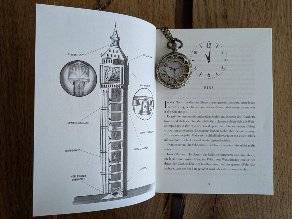 Als Isaacs Vater spurlos im Glockenturm von Big Ben verschwindet, beginnt für den 12-Jährigen eine rasante Schnitzeljagd durch London. Was wollte der Uhrmacher seinem Sohn mit der kryptischen Botschaft sagen? Und hat das alles etwas mit der Abstimmung im Parlament zur Einführung der metrischen Zeitmessung zu tun? Mit Hattie, der Tochter des Speaker of the House, an seiner Seite kommt er einer gefährlichen Verschwörung auf die Spur. „Die gestohlene Zeit – Isaac Turner ermittelt “ ist der spannende Auftakt einer neuen Jugendkrimi-Reihe von Sam Sedgman, die im urbanen Setting Londons spielt. Perfekt für Kinder ab 12 Jahren und Fans von atmosphärischen Kriminalgeschichten!