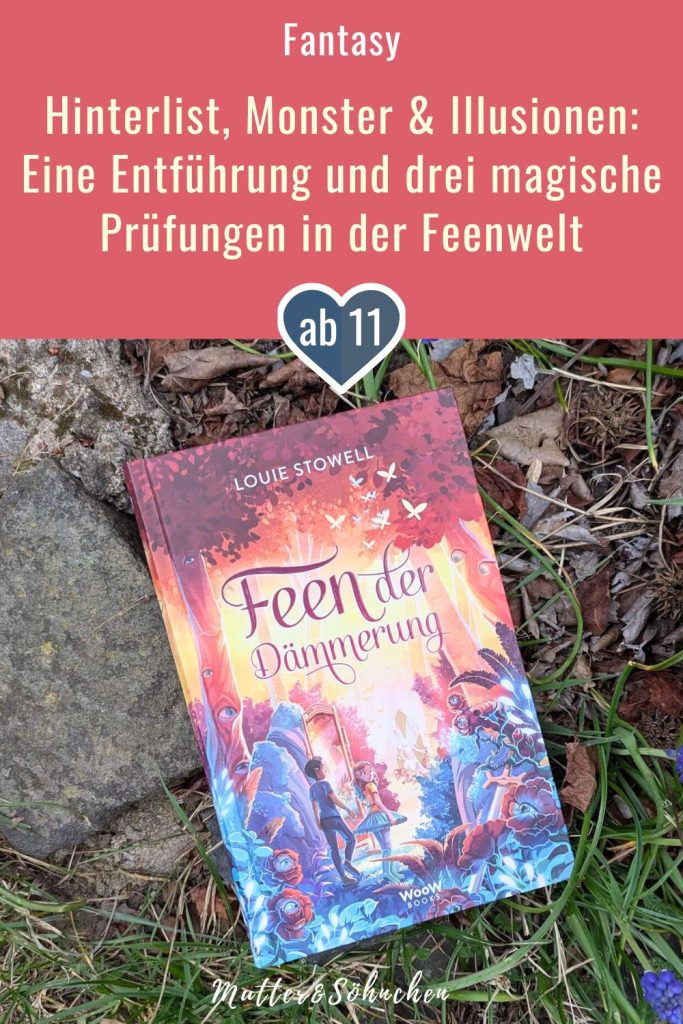 Myra und Rohan müssen wie jedes Jahr ihren Geburtstag (und Todestag) zusammen feiern. Dabei könnten die beiden unterschiedlicher nicht sein: Rohan ist stets bedacht und ordentlich, während Myra spontan und chaotisch handelt. Als Schilpa, Rohans kleine Babyschwester, von der bösen Fee Gloriana in die Anderswelt entführt wird, müssen die beiden zusammenarbeiten, um drei knifflige Prüfungen zu bestehen und sie zu retten. Doch nichts ist in der Feenwelt so, wie es scheint. "Feen der Dämmerung" von Louie Stowell entführt uns in eine magische Welt voller Monster, Illusionen, Hinterlist und Feenstaub.