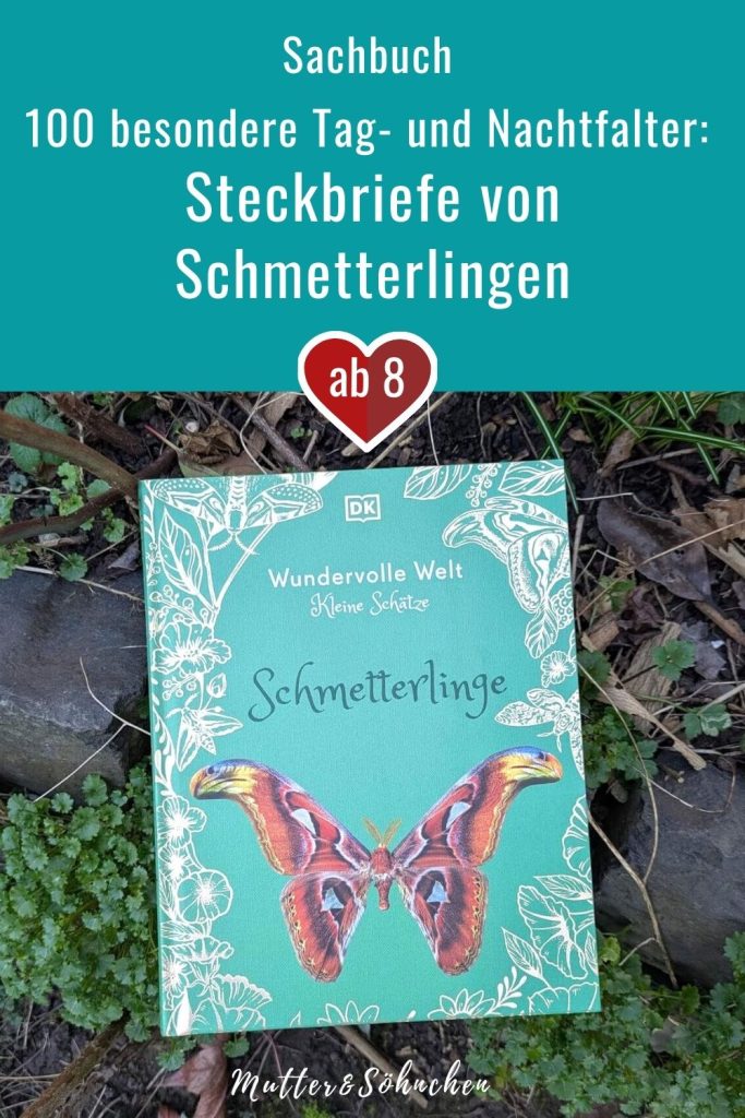 Wie wird aus einer Raupe ein Schmetterling? Wie sieht eigentlich ein Eichen-Prozessionsspinner aus? Und wie verbreitet ist der Distelfalter? In "Wundervolle Welt - Kleine Schätze: Schmetterlinge" von Richard Jones kann man 100 Tag- und Nachtfalter anhand von Steckbriefen und wunderschönen Illustrationen von Angela Rizza und Daniel Longin bestaunen. Ein Naturführer für Kinder ab 8 Jahren und junge Erwachsene.