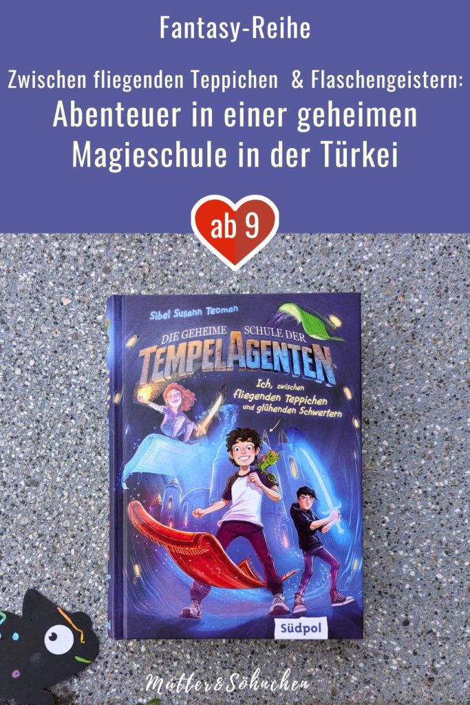 Als der 13-jährige Tim seine Ferien bei seiner völlig unbekannten Tante Melda in der Türkei verbringen soll, ist er nicht sonderlich begeistert. Immerhin ist Amintos nicht nur ein winziges Kaff, sondern ausgerechnet seine Mutter ist dort vor 10 Jahren verschollen! Doch angekommen, tut sich Tim eine magische Welt auf: Zwischen fliegenden Teppichen, Hausgeistern, die in Teekannen leben, und geschwätzigen Blumen, muss er nicht nur seine eigenen magischen Fähigkeiten entdecken, sondern auch entscheiden, ob er selbst ein Tempelagent werden möchte. Der erste Band von "Die geheime Schule der Tempelagenten" von Sibel Susan Teoman entführt uns in ein magisches Abenteuer wie aus 1001. Nacht voller Spannung, Situationskomik und mutiger Freundschaftsmomente.