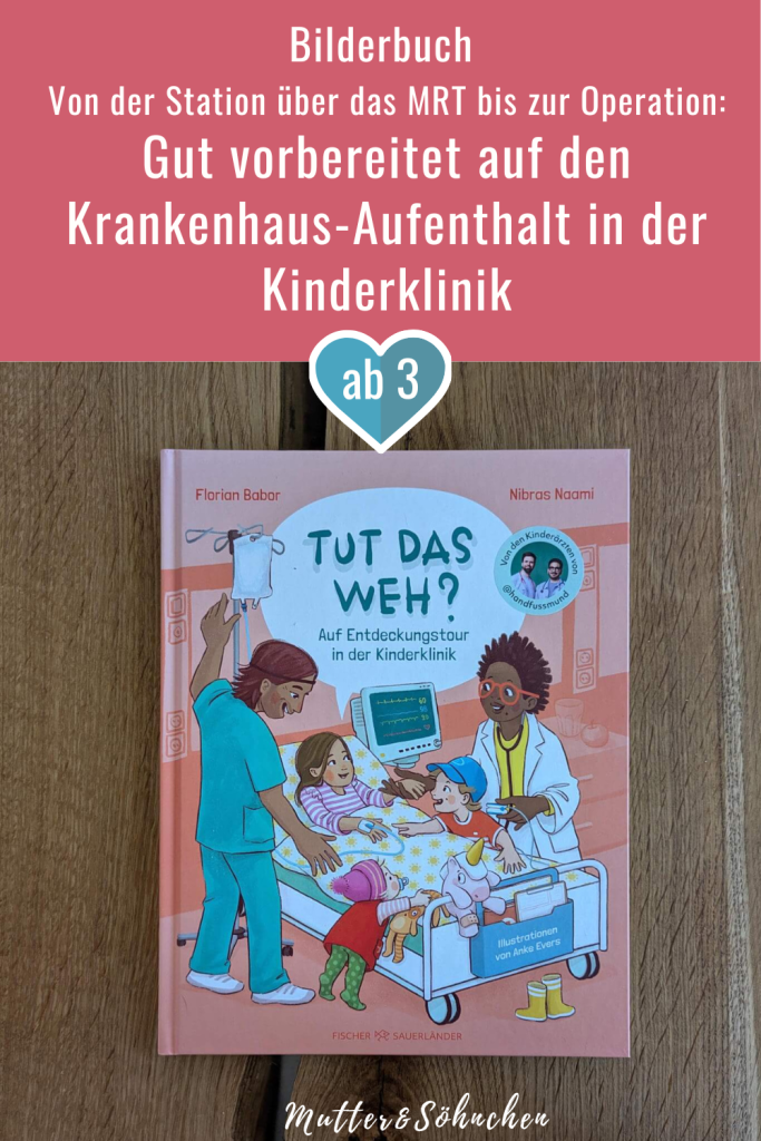 Was passiert eigentlich so alles in einem Krankenhaus? Welche Untersuchungen werden durchgeführt?Welche Räume gibt es und welche Menschen arbeiten dort? Herinspaziert auf eine Entdeckungstour in der Kinderklinik vom Hubschrauberlandeplatz auf dem Dach bis zur Klinkküche im Keller. In "Tut das weh?" nehmen uns die Ärzte Florian Babar und Nibras Naami vom Podcast Hand, Fuß, Mund mit auf alle Stationen und erklären behutsam Eingriffe, Geräte und Abläufe. Ein fröhlich illustriertes Sachbuch von Anke Evers, mit dem Kindern ab 3 Jahren vor Krankenhausbesuchen alle Ängste genommen werden. 
