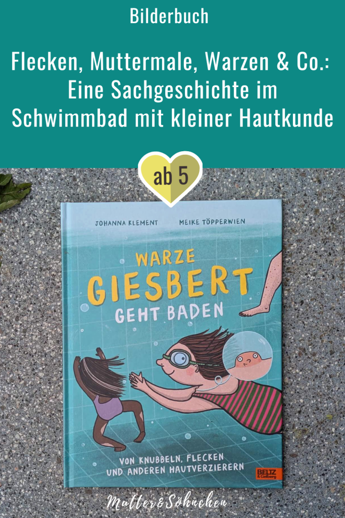 Die kleine Warze Giesbert wohnt jetzt bereits 62 Tage auf Nillas Schulter. Doch morgen startet Nillas Schwimmkurs. Und alle werden Giesbert sehen! Während sich Nilla etwas für ihre Warze schämt, ist Giesbert schon ganz aufgeregt, ob er Freunde unter den Hautschätzen der anderen Schwimmbadgäste finden wird. Egal ob Narben, Flecken und Warzen - ganz glatte Haut ohne alles ist doch einfach viel zu langweilig. "Warze Giesbert geht baden" von Johanna Klement mit vielen lustigen Illustrationen von Meike Töpperwien erzählt von den Besonderheiten unserer Haut und warum sie uns einzigartig machen.