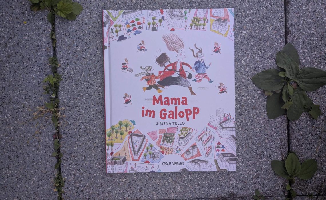 Schule, Büro, Einkaufen, Kindertermine: Mama rannte den ganzen Tag durch die Stadt. Und wenn es Abend wurde, war sie immer sehr müde. Bis sie eines Tages gar nichts schafft. Doch wie könnte sie noch schneller durch den Alltag hetzen? Am nächsten Tag galoppiert sie mit der neuen Pferdestärke nur so von Termin zu Termin. Doch Schnelligkeit hat ihren Preis. "Mama im Galopp" von Jimena Tello zeigt mit viel Humor und lustigen Bildern, wie absurd der Alltagsstress sein kann und lädt dazu ein, über das richtige Tempo im Alltag nachzudenken.