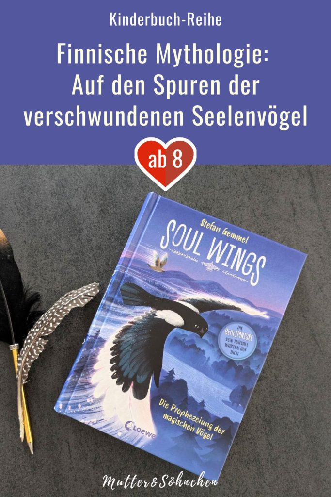 Die Lintu-Zwillinge Lilja und Leevi aus dem magischen Dorf Turvall sind für das Gleichgewicht der Natur verantwortlich. Und für die Seelenvögel, die dort schlüpfen. Doch eines Tages wird einer der magischen Vögel gestohlen, bevor er sich mit seinem Menschen verbinden konnte. Gemeinsam mit Eichelhäher Tava und Elster Tetta brechen sie auf eine gefährliche Reise auf. Ob die verschundene Aava, die einst ohne Seelenvogel geboren wurde, mehr weiß? Der Reiehnauftakt "Soul Wings - Die Prophezeiung der magischen Vögel" von Stefan Gemmel ist eine märchenhaften Fantansygeschichte mit finnischem Setting voller Magie, hungrigen Bären und freundlichen Begegnungen für Kinder ab 8 Jahren.