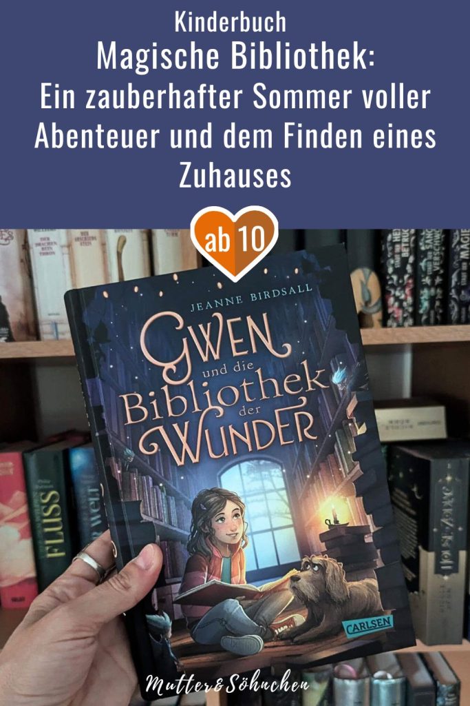 Gwen soll den Sommer bei ihrem unbekannten Großonkel verbringen. Mit der Liebe und Wertschätzung, die ihr dort entgegenschlägt, hätte sie jedoch kaum zu hoffen gewagt. Onkel Matthew kocht nicht nur mit ihr, spielt Karten und schaut Serien, er zeigt ihr auch wie man schreinert - und vor allem hört er zu. So viel Aufmerksamkeit ist Gwen gar nicht gewöhnt. Als dann auch noch die geflügelten unsichtbaren Wesen aus der Kinderbibliothek sie zu ihrer Schutzpatronin küren, fängt das Abenteuer erst richtig an. Denn die Lhadukan brauchen dringend ein neues Zuhause und nur Gwen kann helfen. Doch die muss bald abreisen. "Gwen und die Bibliothek der Wünsche" von Jeanne Birdsall ist eine spannende Cosy-Fantasygeschichte über Freundschaft, Familie und das Finden eines richtigen Zuhauses.